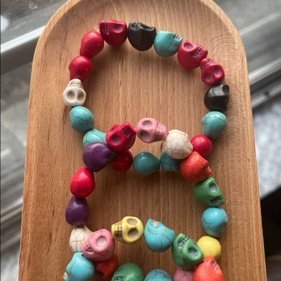 LAST ONE! Skull Bracelet Multicolored - Picture 6 of 6